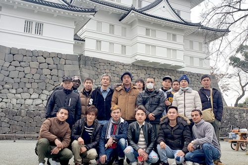 画像：社内のイベントで親睦が深まる